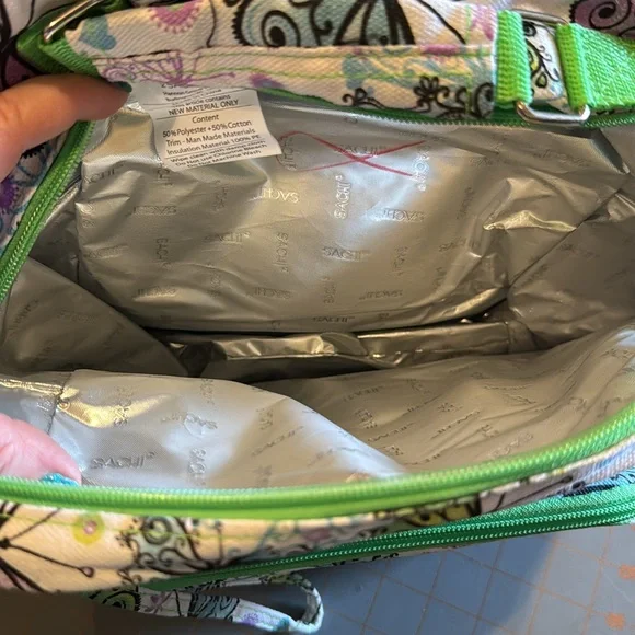 Sachi Insulated Green Butterfly Bag - Picture 5 of 6
